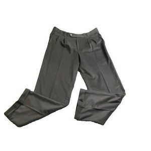 Ballin Pants Adult 36x30 Black Relax Straight Leg Pleated Trouser Dress Mens‎